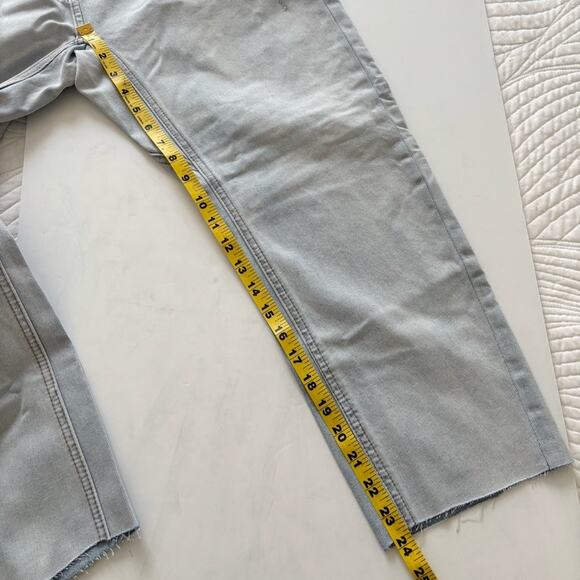 One Teaspoon Mr Browns Mens Light Blue Denim Jeans 36RL Low Slung Tapered Leg - Picture 14 of 14